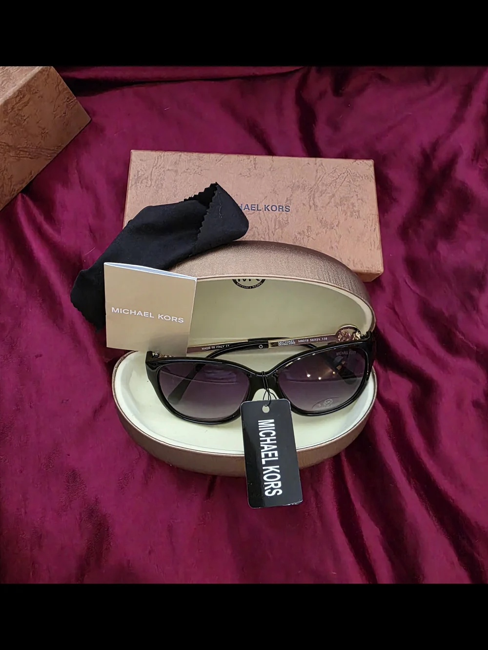 NEW- Michael Kors Women's Black Gradient Lens Sunglasses